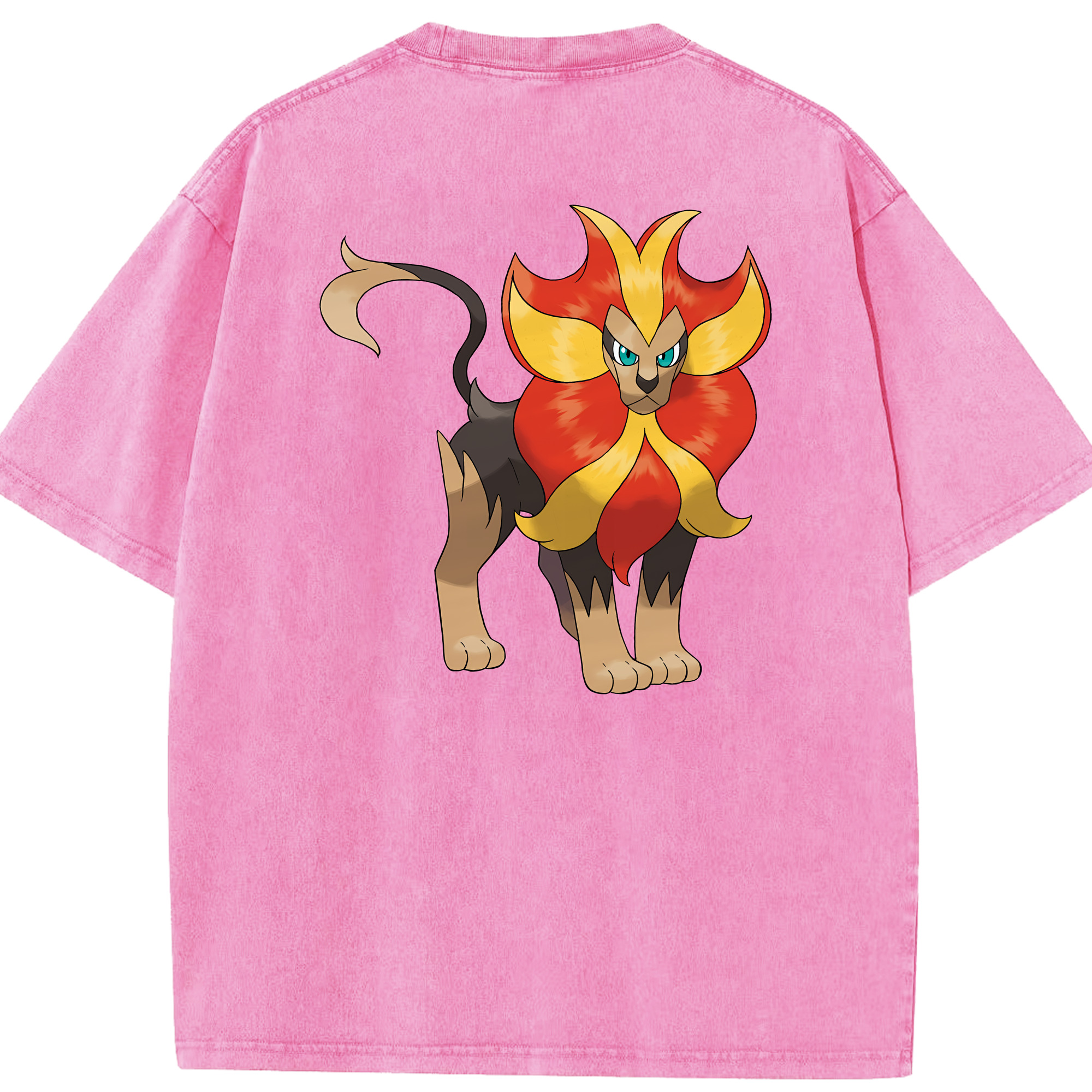（画像用） ポケットモンスター Pokémon 綿100% ヴィンテージ風 半袖Tシャツ（背面プリント）